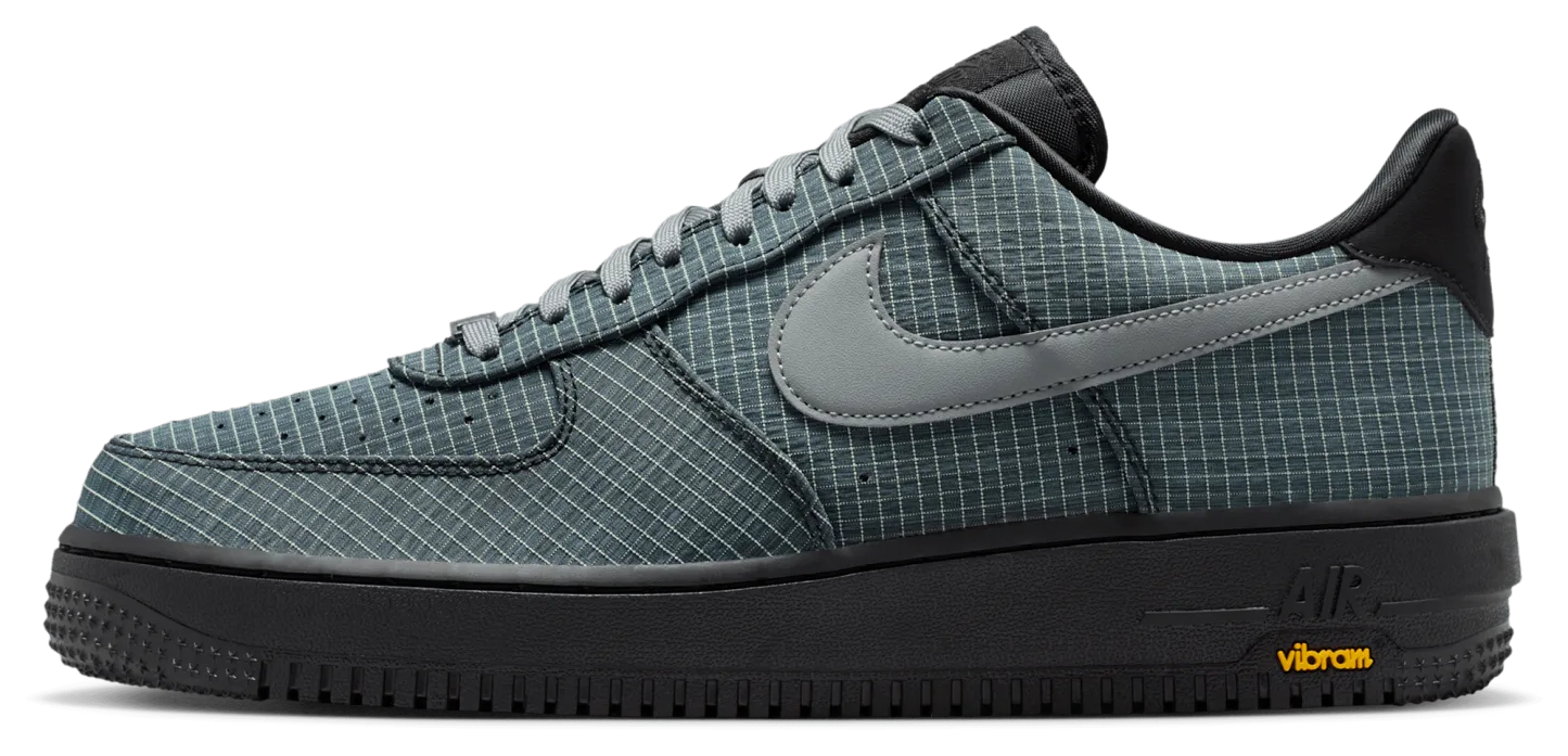 Nike Air Force 1 '07 LX Vibram - Black/Smoke Grey/Light Lemon Twist - Image 2