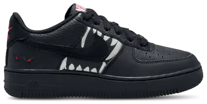 Nike Air Force 1 Low 童款 - University Red/Metallic Silver/Black - Image 1