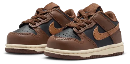 Nike Dunk Low 童款 - Brown/Black - Image 6