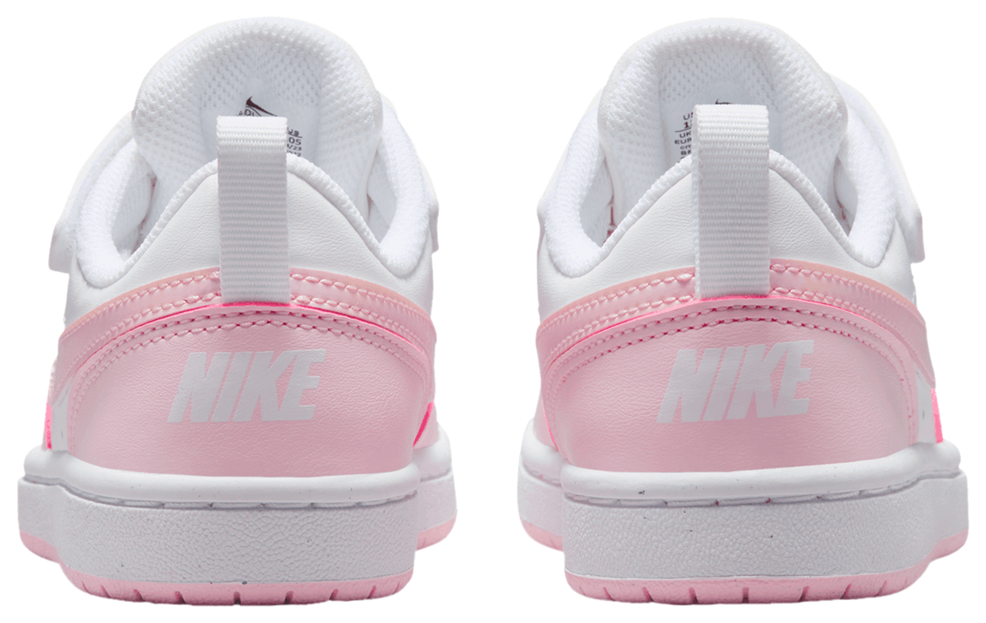 Nike Court Borough Low Recraft 童款 - White/Pink Foam - Image 4