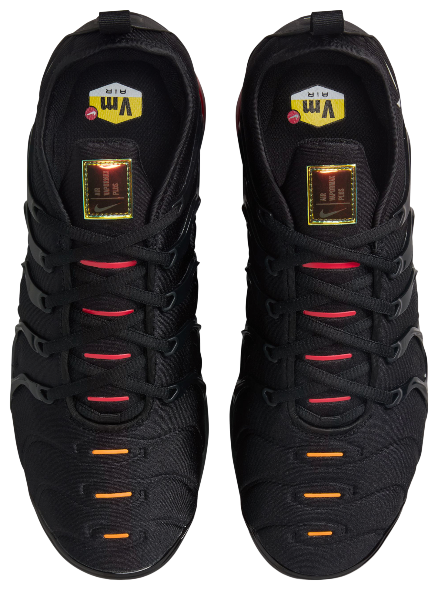 Nike Air Vapormax Plus - Black/Light Smoke Grey/Magma Orange - Image 4