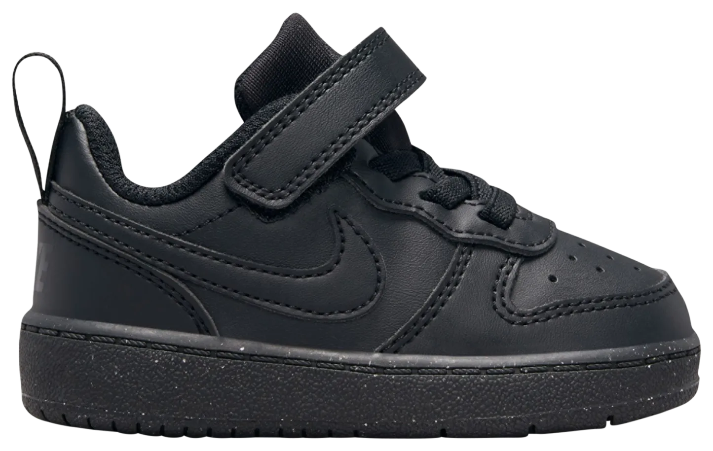 Nike Court Borough Low Recraft 童款 - Black/Black/Black - Image 2
