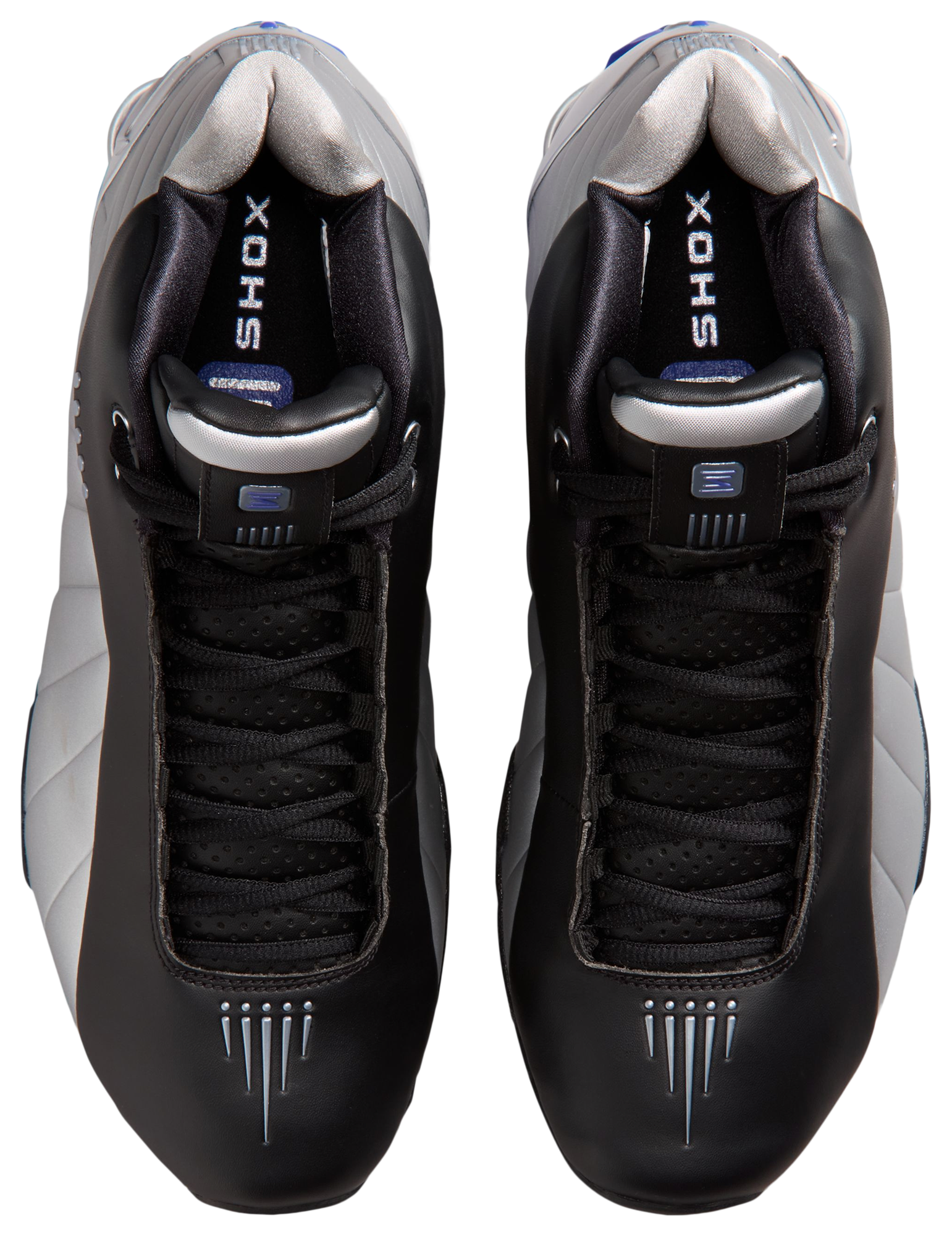 Nike Shox BB4 - Black/Blue/Silver - Image 4