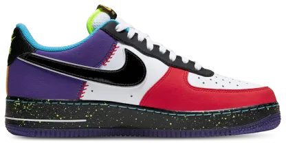 Nike Air Force 1 '07 LV8 - White/Black/Hyper Jade - Image 3