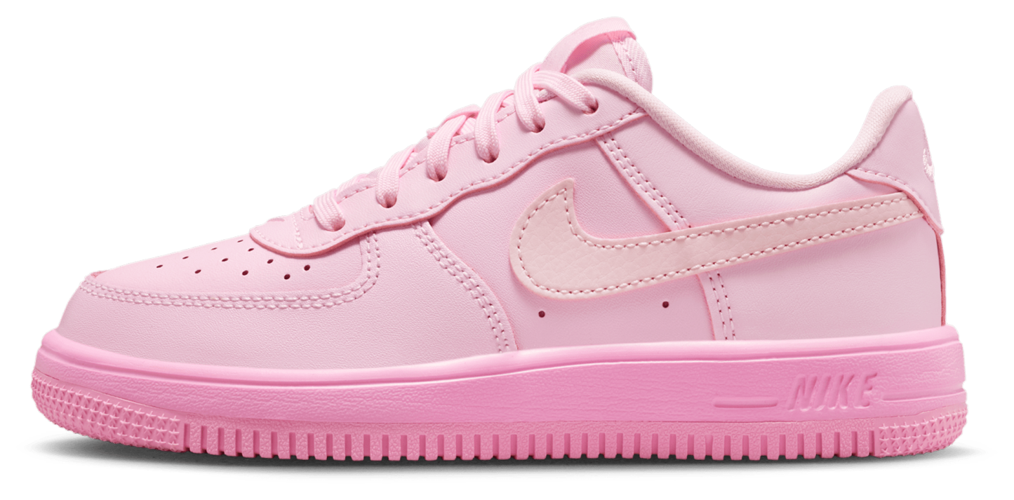 Nike Air Force 1 Low Lace 童款 - Pink Rise/Pink Foam/Pink Foam - Image 2