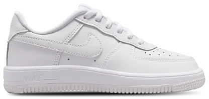 Nike Air Force 1 Low Lace 童款 - White/White - Image 1