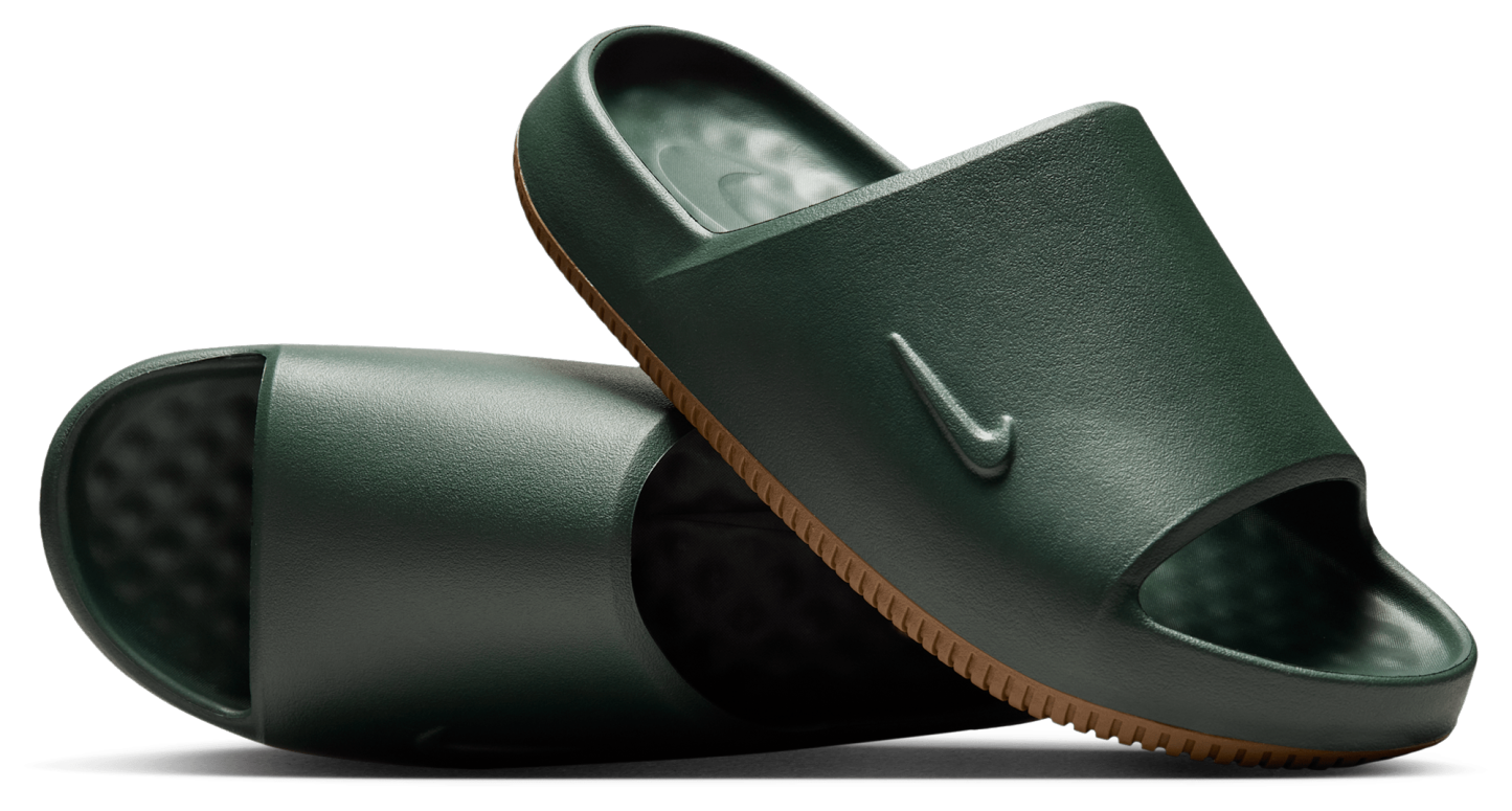 Nike Calm Slides 2.0 - Fir/Gum Med Brown - Image 3