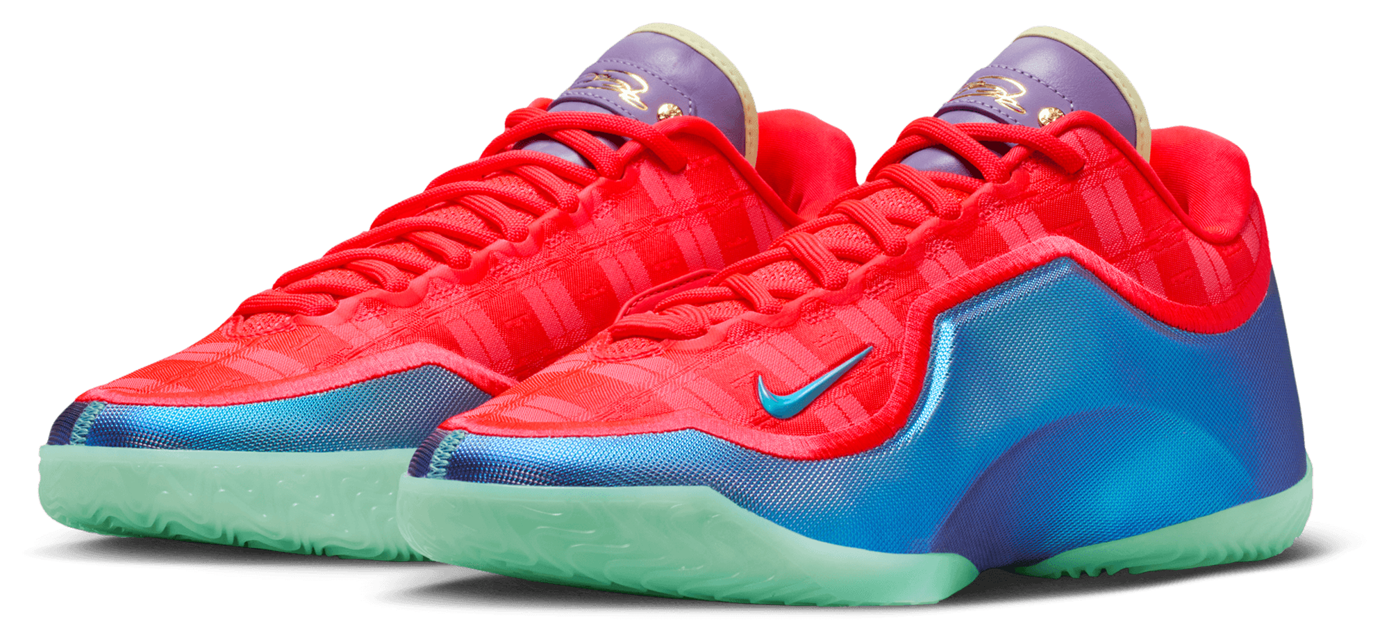 Nike Lebron XXIII Xmas - Bright Crimson/Dusty Amethyst/Multi - Image 6