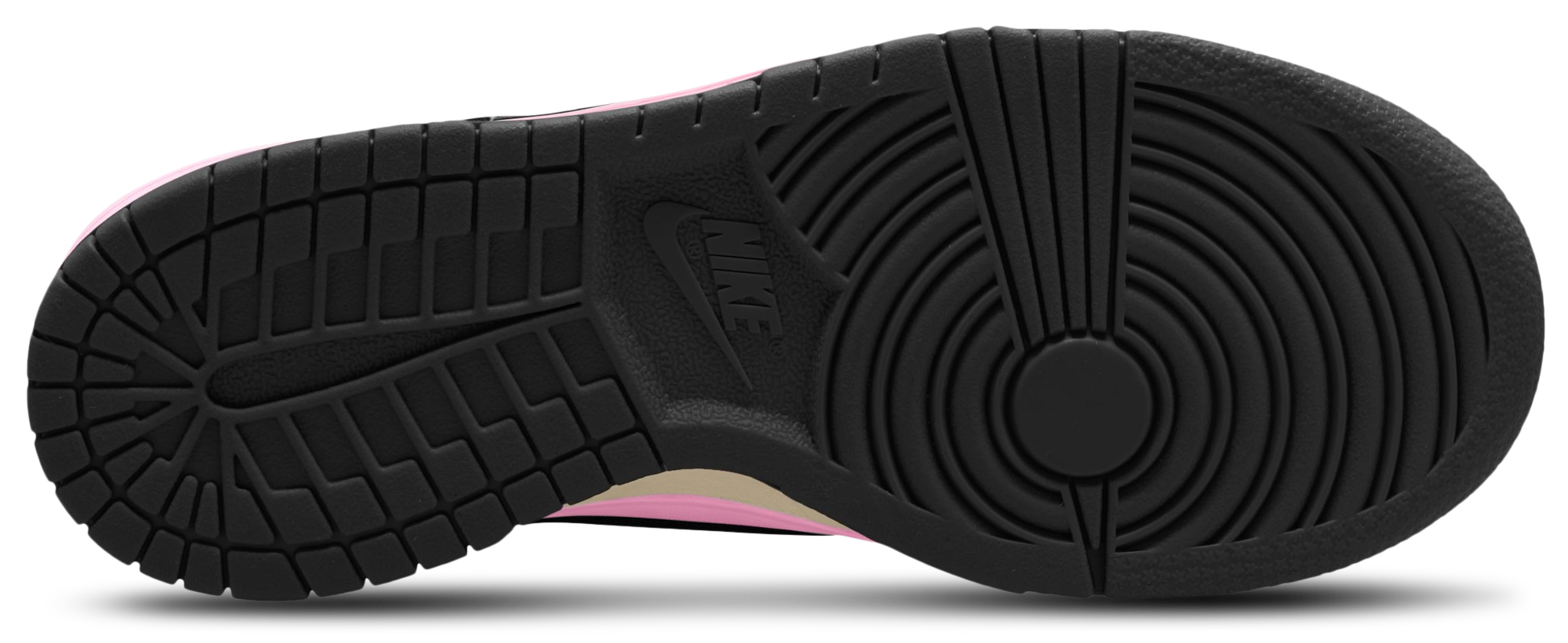 Nike Dunk Low 童款 - Black/Light Orewood Brown/Pink Rise - Image 4