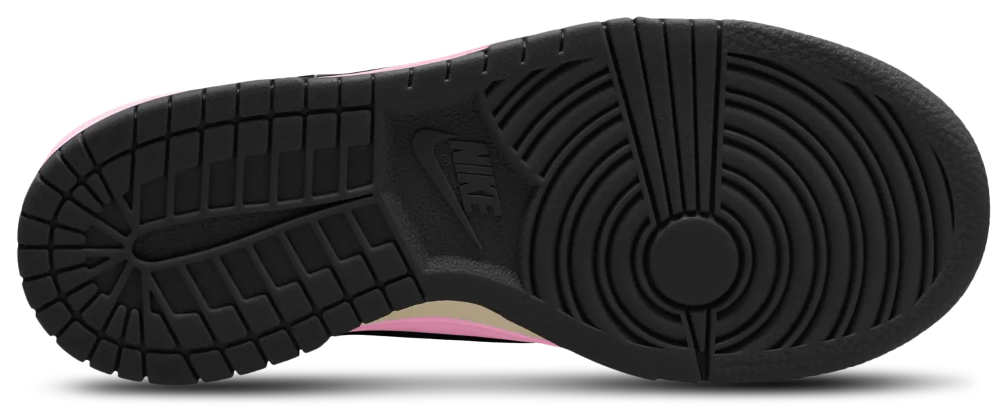 Nike Dunk Low 童款 - Black/Light Orewood Brown/Pink Rise - Image 4