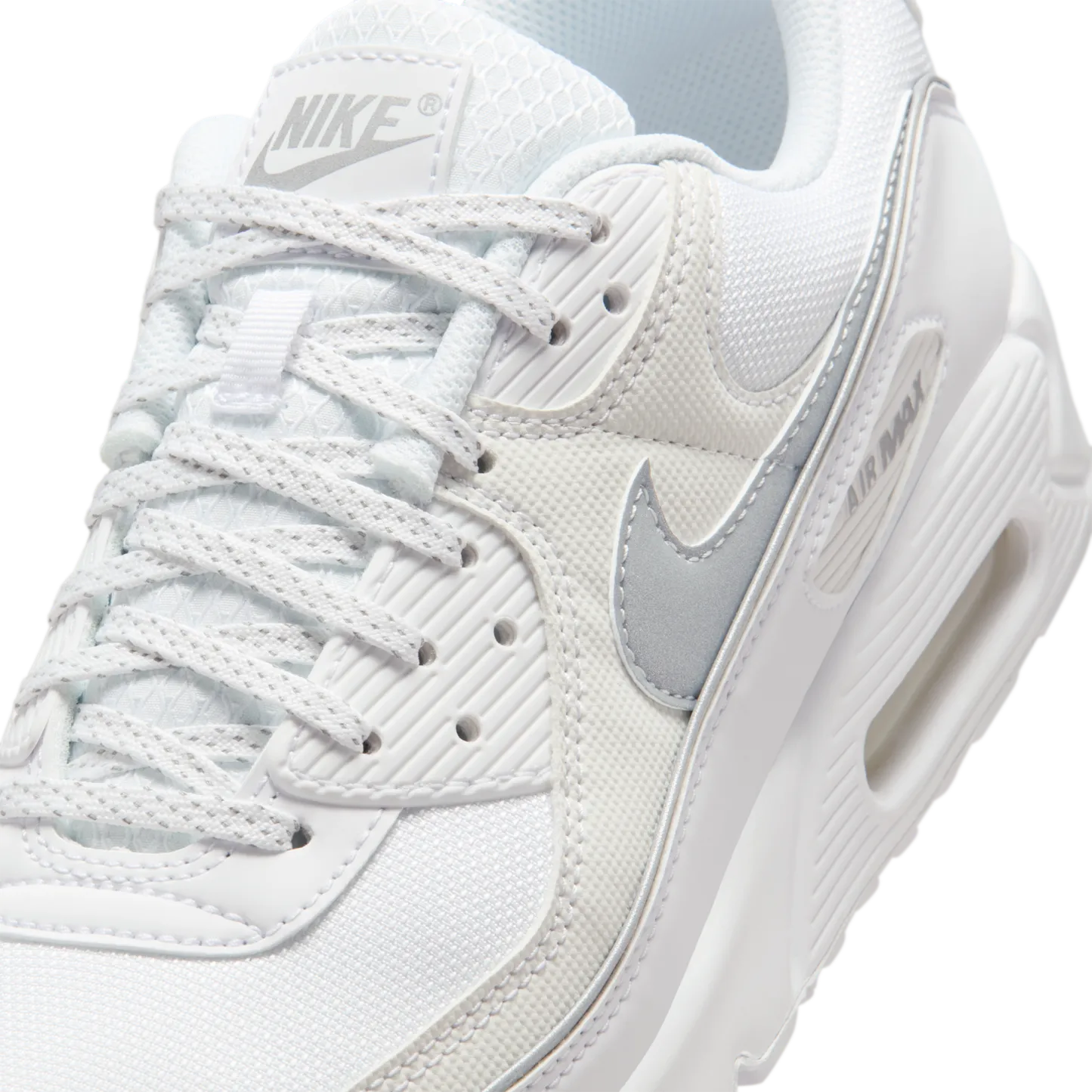 Nike Air Max 90 Prm Reflect - White/Mtlc Silver/White - Image 7