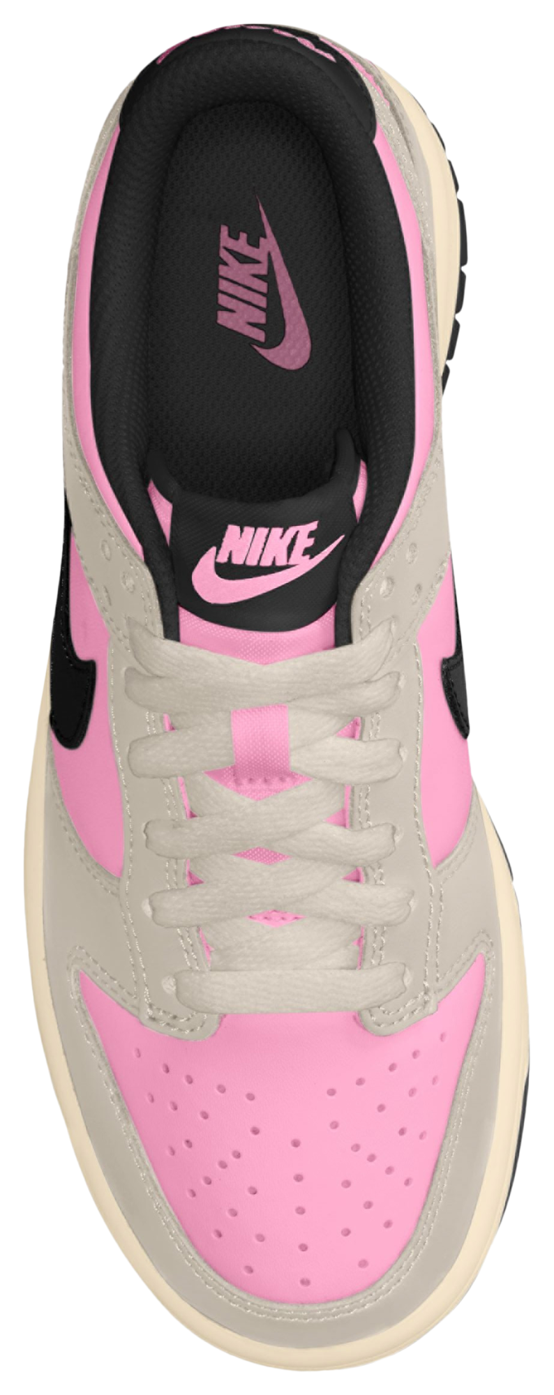 Nike Dunk Low - Kids - Black/Light Orewood Brown/Pink Rise - Image 3