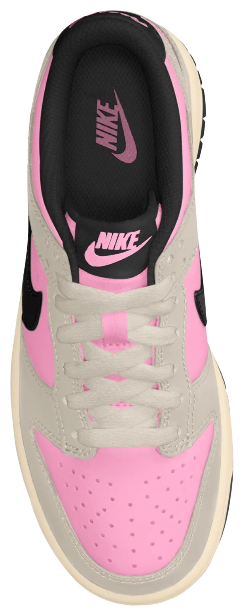 Nike Dunk Low - Kids - Black/Light Orewood Brown/Pink Rise - Image 3