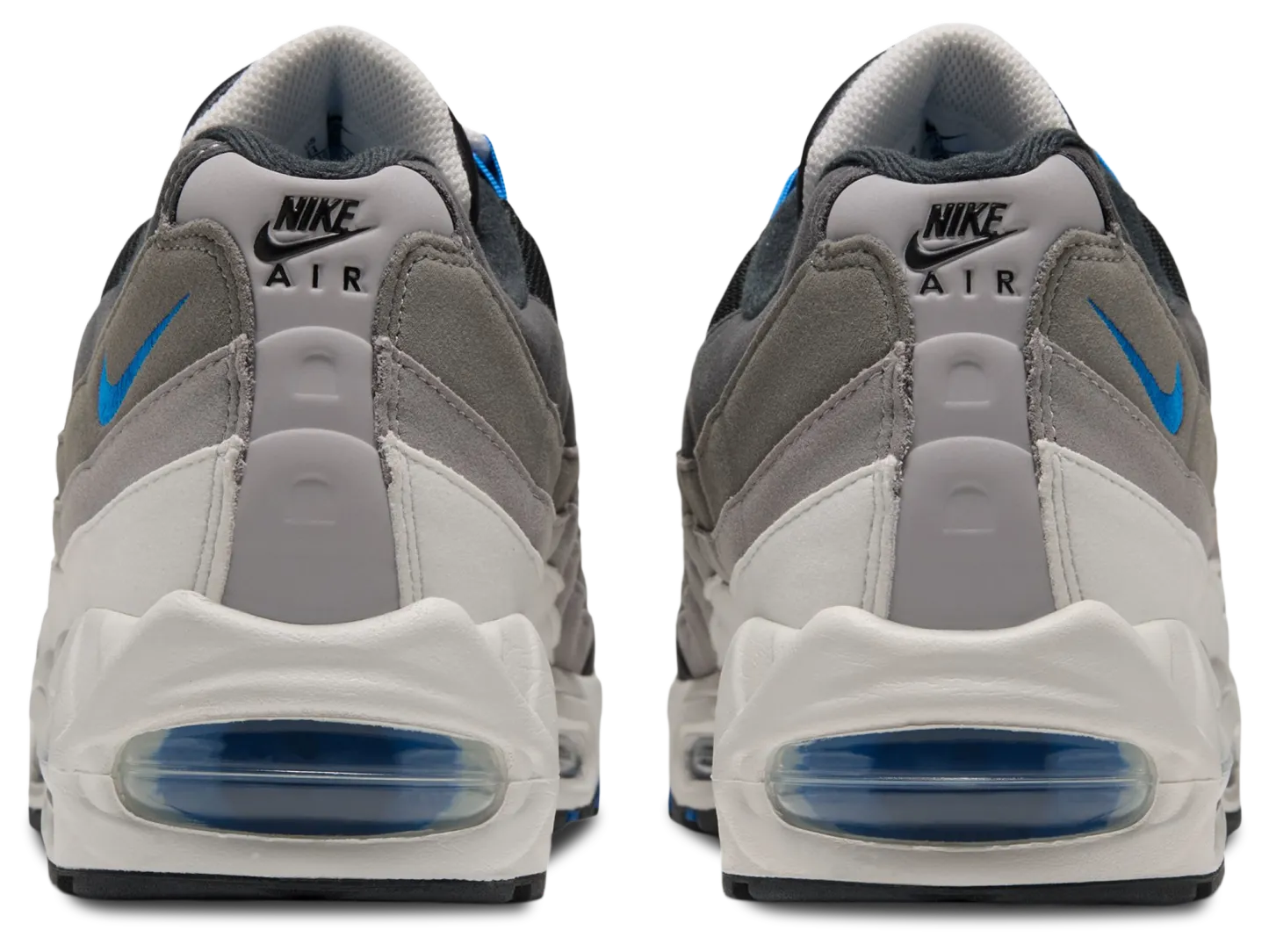 Nike Air Max 95 OG Big Bubble Premium - Grey/Blue/Black - Image 3