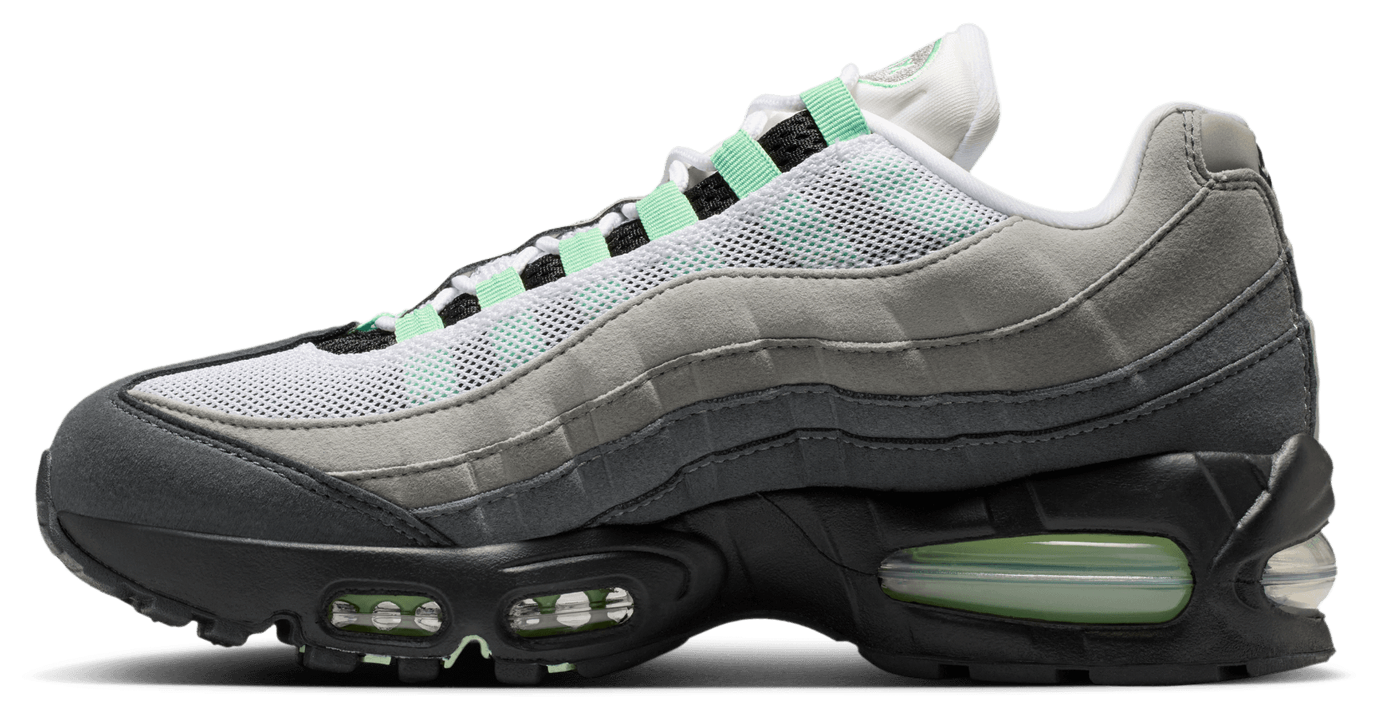 Nike Air Max 95 - Black/Green/White - Image 2