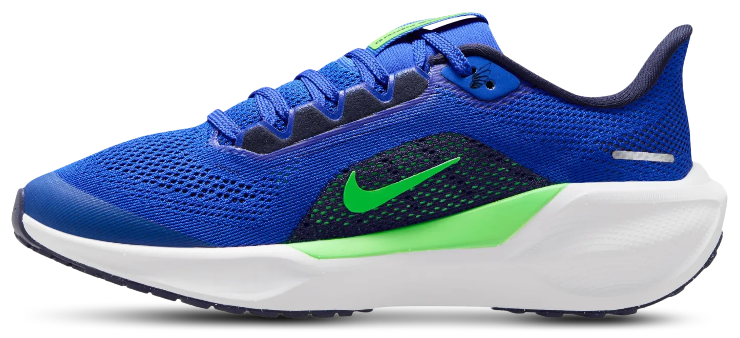 Nike Air Zoom Pegasus 41 童款 - Racer Blue/Green Strike - Image 2