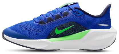 Nike Air Zoom Pegasus 41 童款 - Racer Blue/Green Strike - Image 2