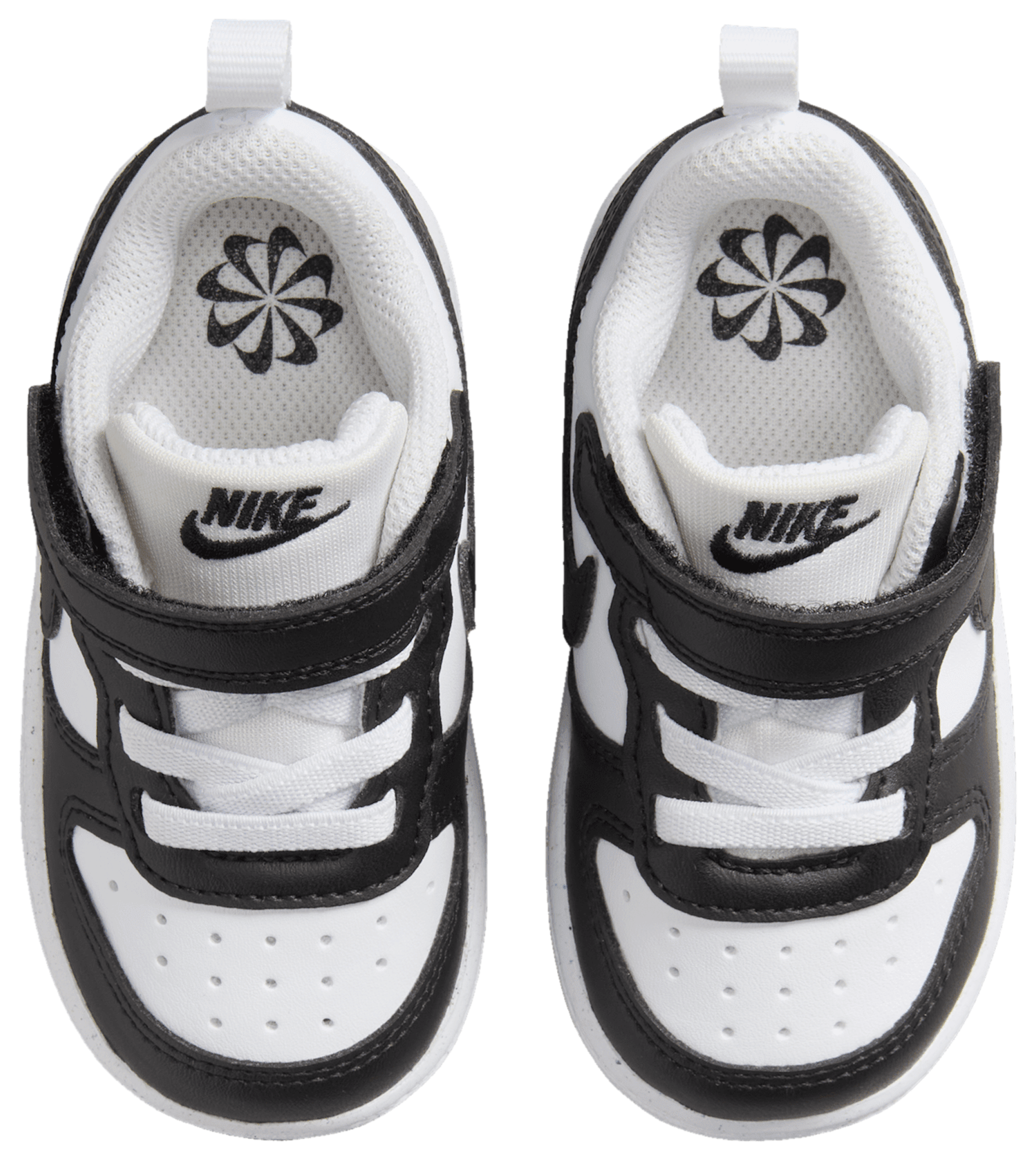 Nike Court Borough Low Recraft 童款 - White/Black - Image 4