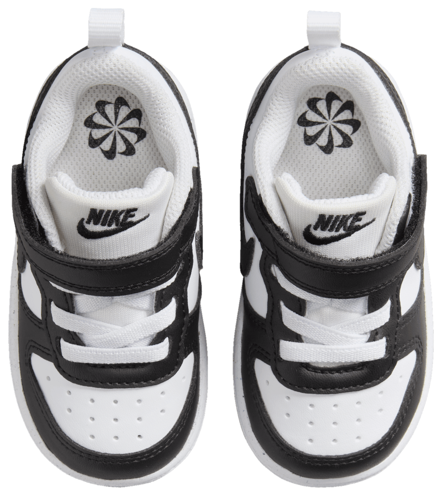 Nike Court Borough Low Recraft 童款 - White/Black - Image 4
