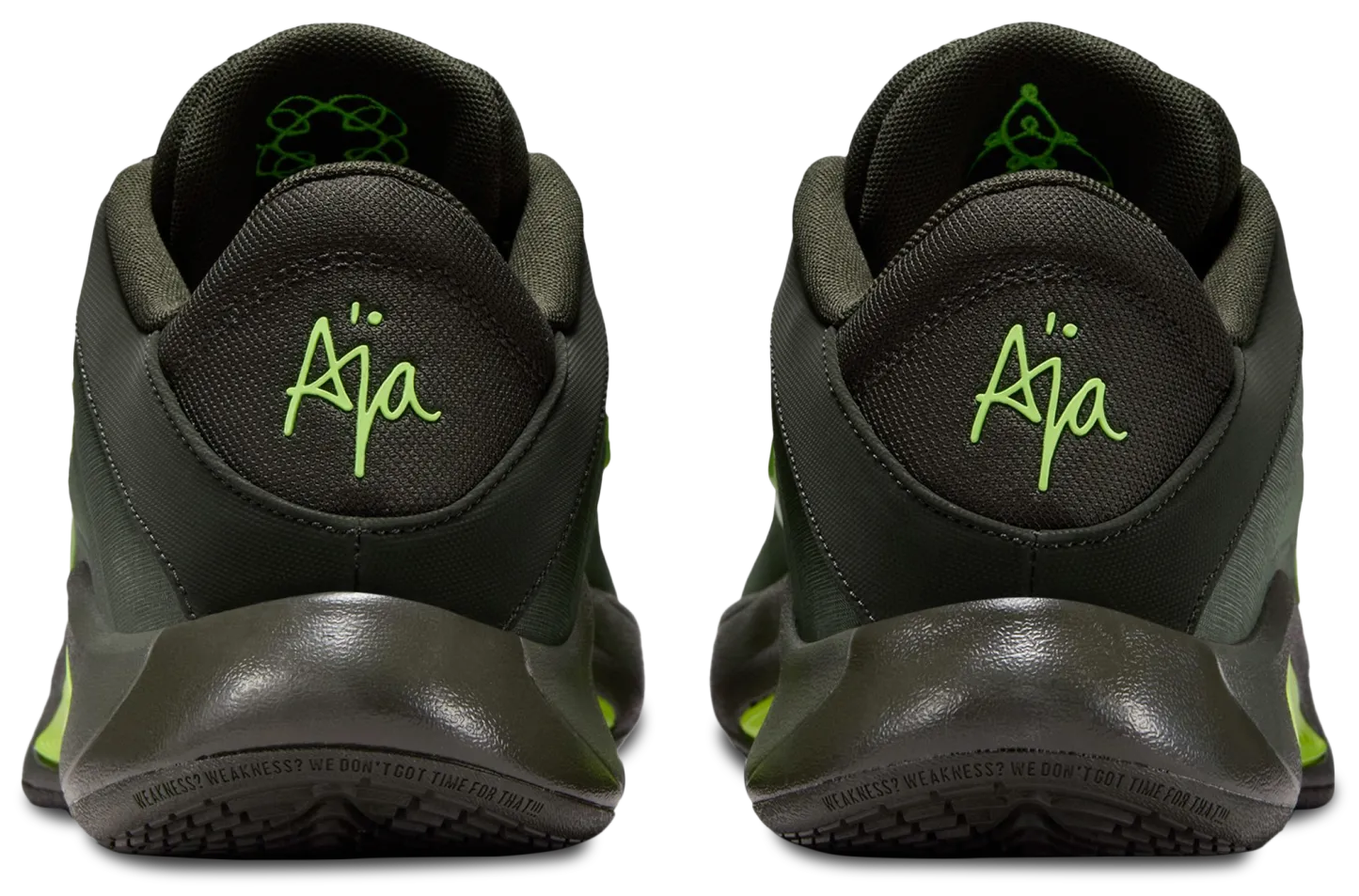 Nike A'One - Sequoia/Volt/Cargo Khaki - Image 3