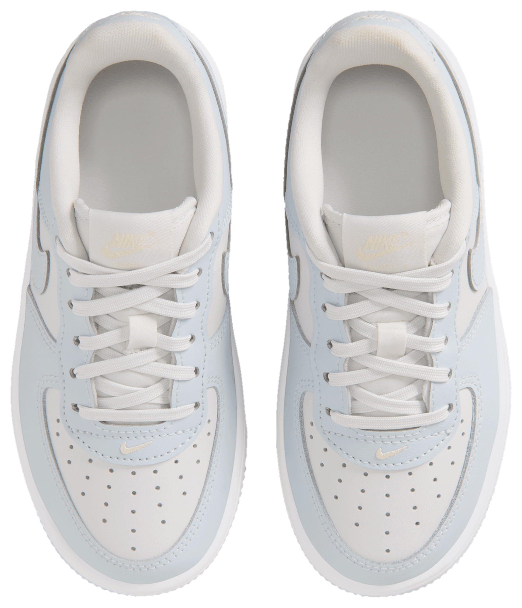 Nike Air Force 1 Low Lace 童款 - Alabaster/Platinum Tint/Aura - Image 4