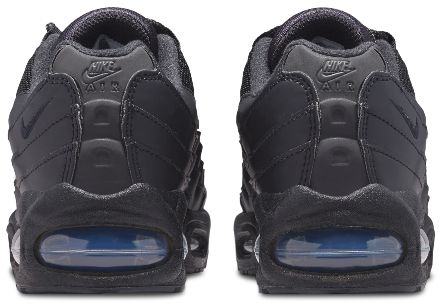 Nike Air Max 95 BB Leather 童款 - Black/Black/Anthracite - Image 3