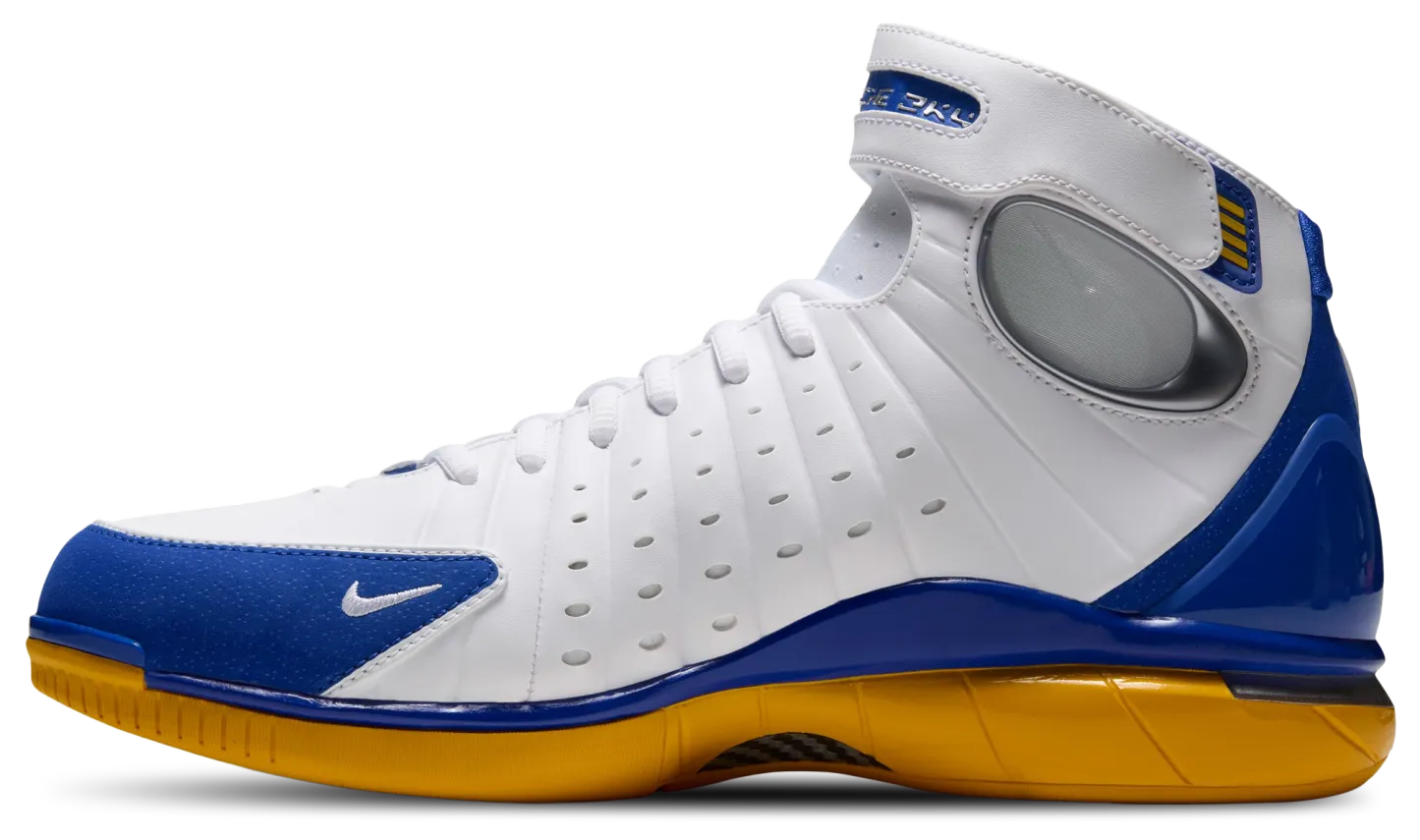 Nike Air Zoom Huarache 2K4 - White/Hyper Cobalt/Varsity Maize - Image 2