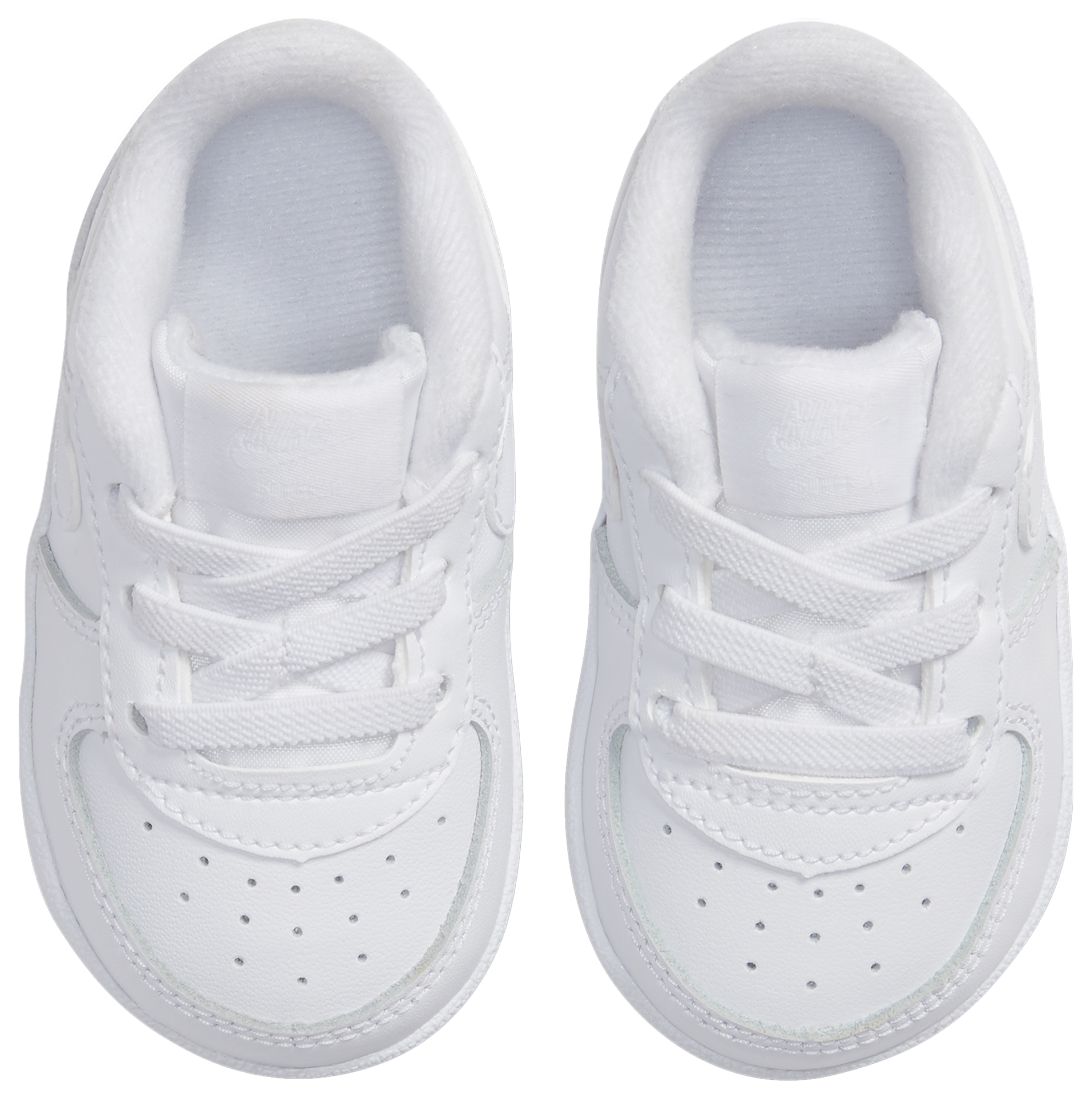 Nike Air Force One Crib 童款 - White/White - Image 3