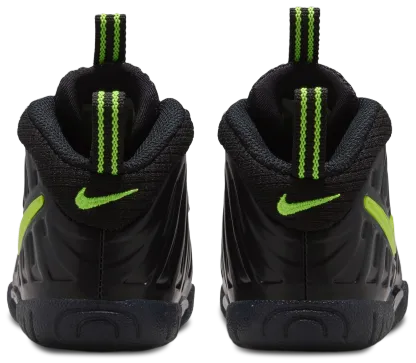 Nike Little Posite Pro 童款 - Voltage Yellow/Black - Image 3