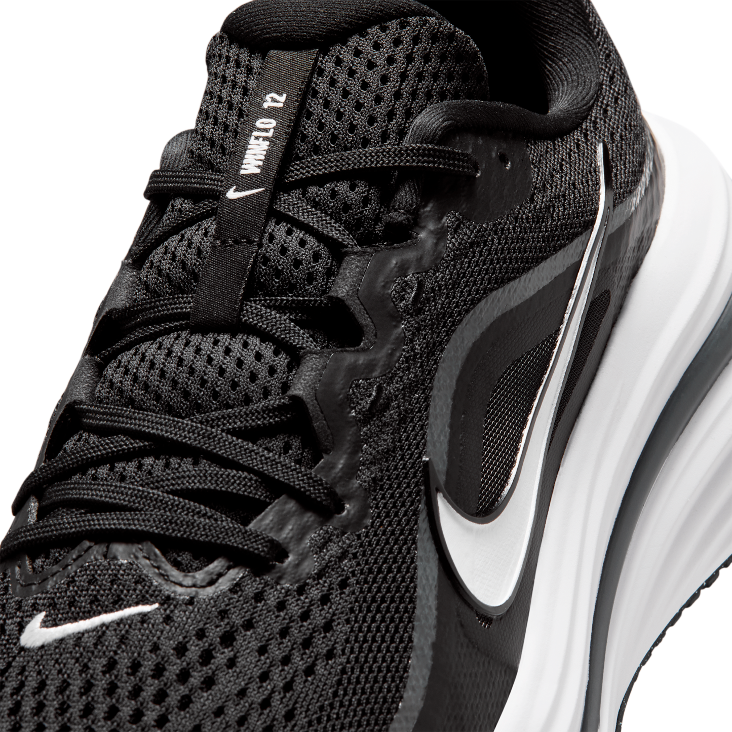 Nike Air Winflo 12 Wide - White/Black/Dark Smoke Grey - Image 6