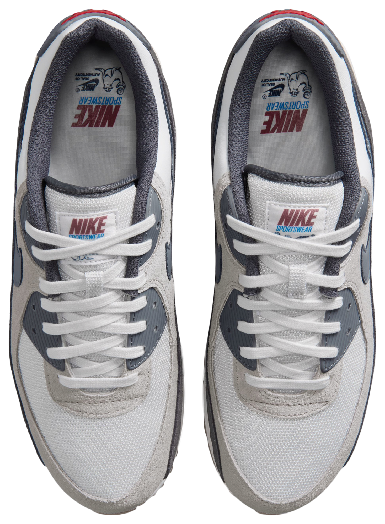 Nike Air Max 90 Premium - College Grey/Summit White/Particle Grey - Image 4