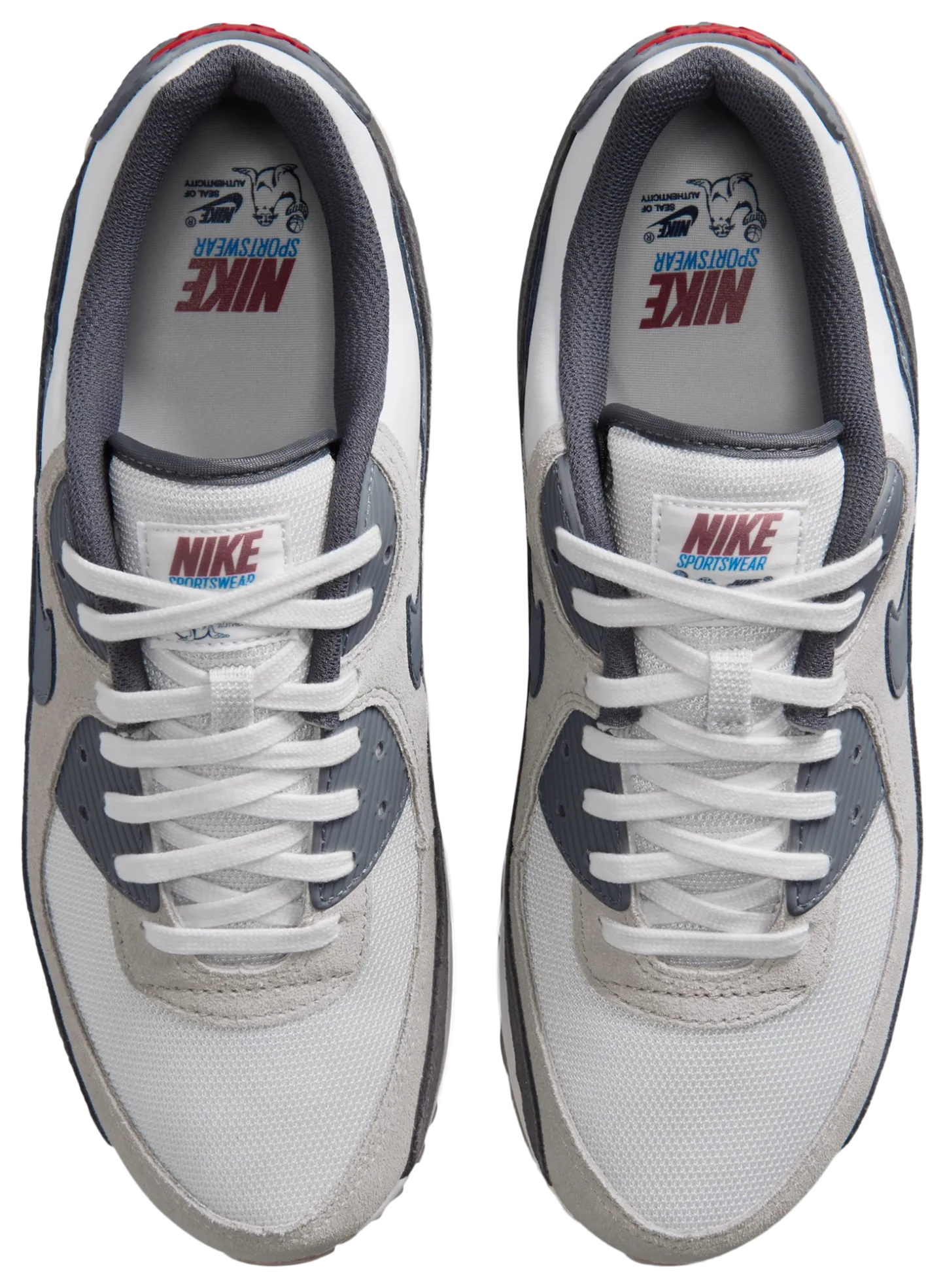 Nike Air Max 90 Premium - College Grey/Summit White/Particle Grey - Image 4