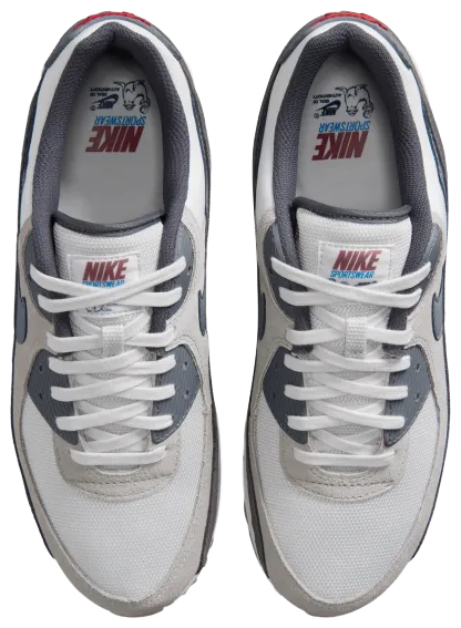 Nike Air Max 90 Premium - College Grey/Summit White/Particle Grey - Image 4