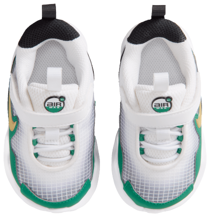 Nike Air Max Nova 童款 - White/Metallic Gold/Malachite - Image 4