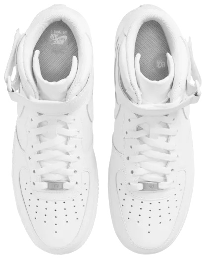 Nike Air Force 1 Mid '07 LE - White/White - Image 4