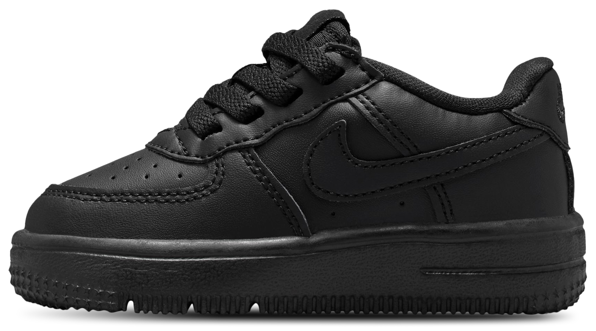 Nike Air Force 1 童款 - Black/Black - Image 2