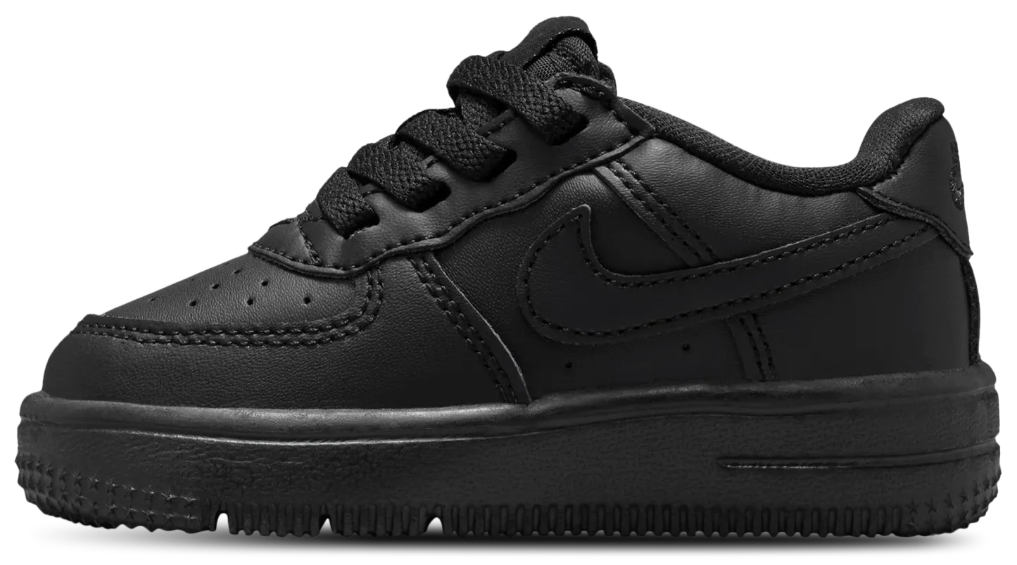Nike Air Force 1 童款 - Black/Black - Image 2
