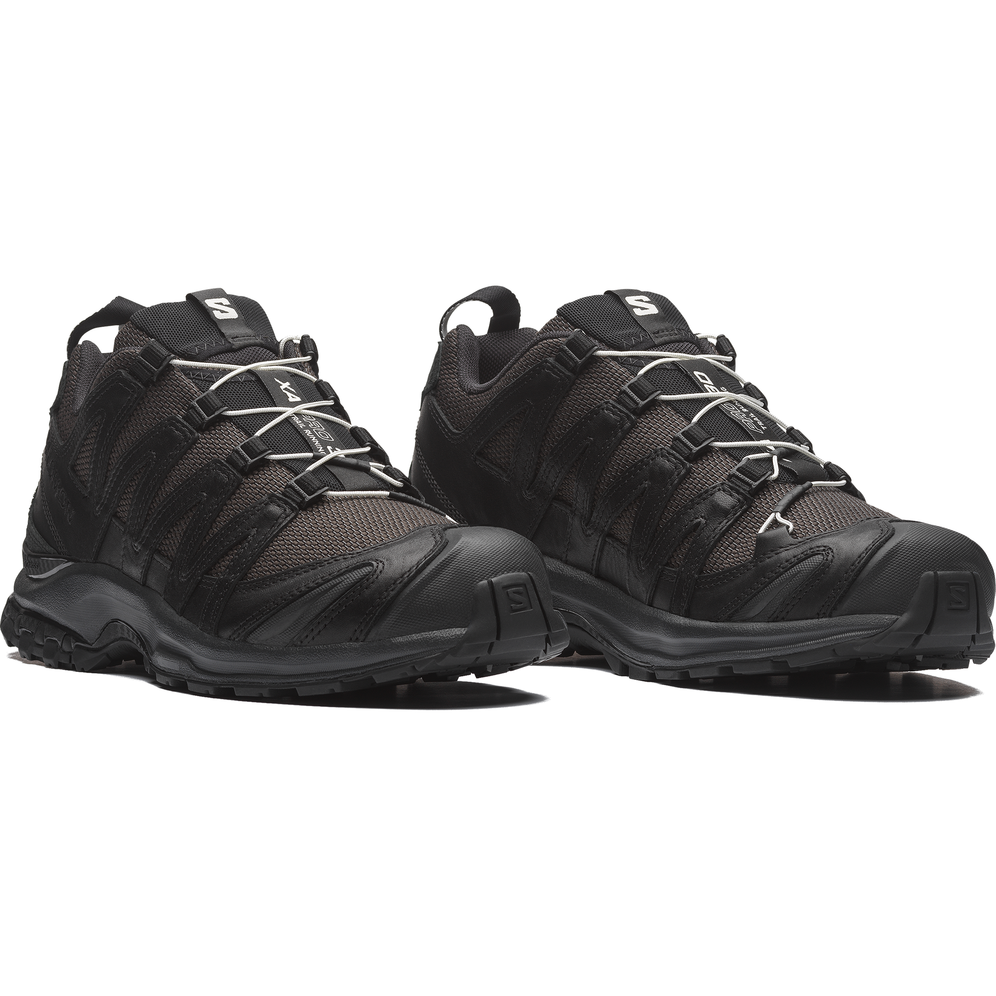 Salomon XA PRO 3D ALPINE ECHOES - Black / Earth Brown / Vanilla Ice - View 5
