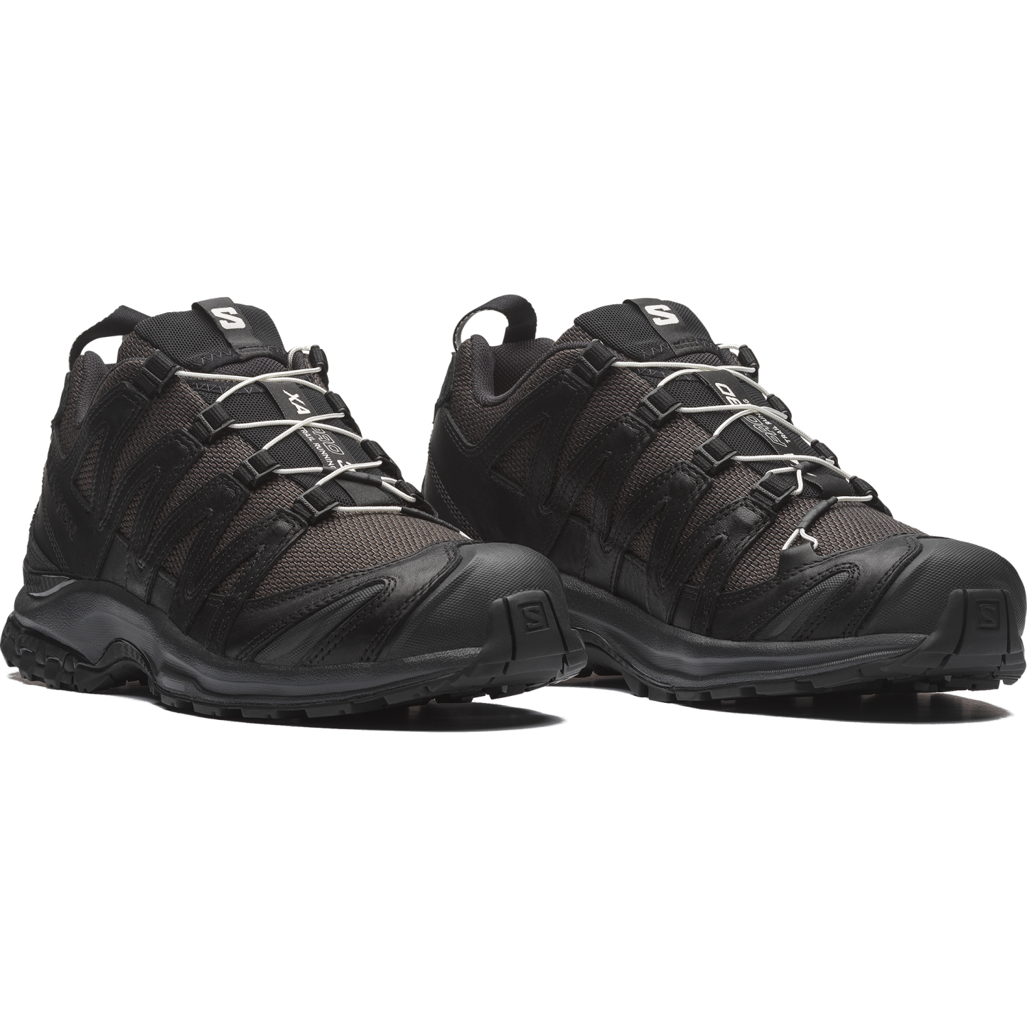 Salomon XA PRO 3D ALPINE ECHOES - Black / Earth Brown / Vanilla Ice - View 5