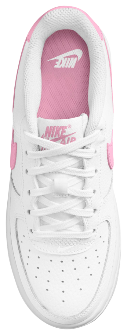 Nike Air Force 1 童款 - White/Pink - Image 3