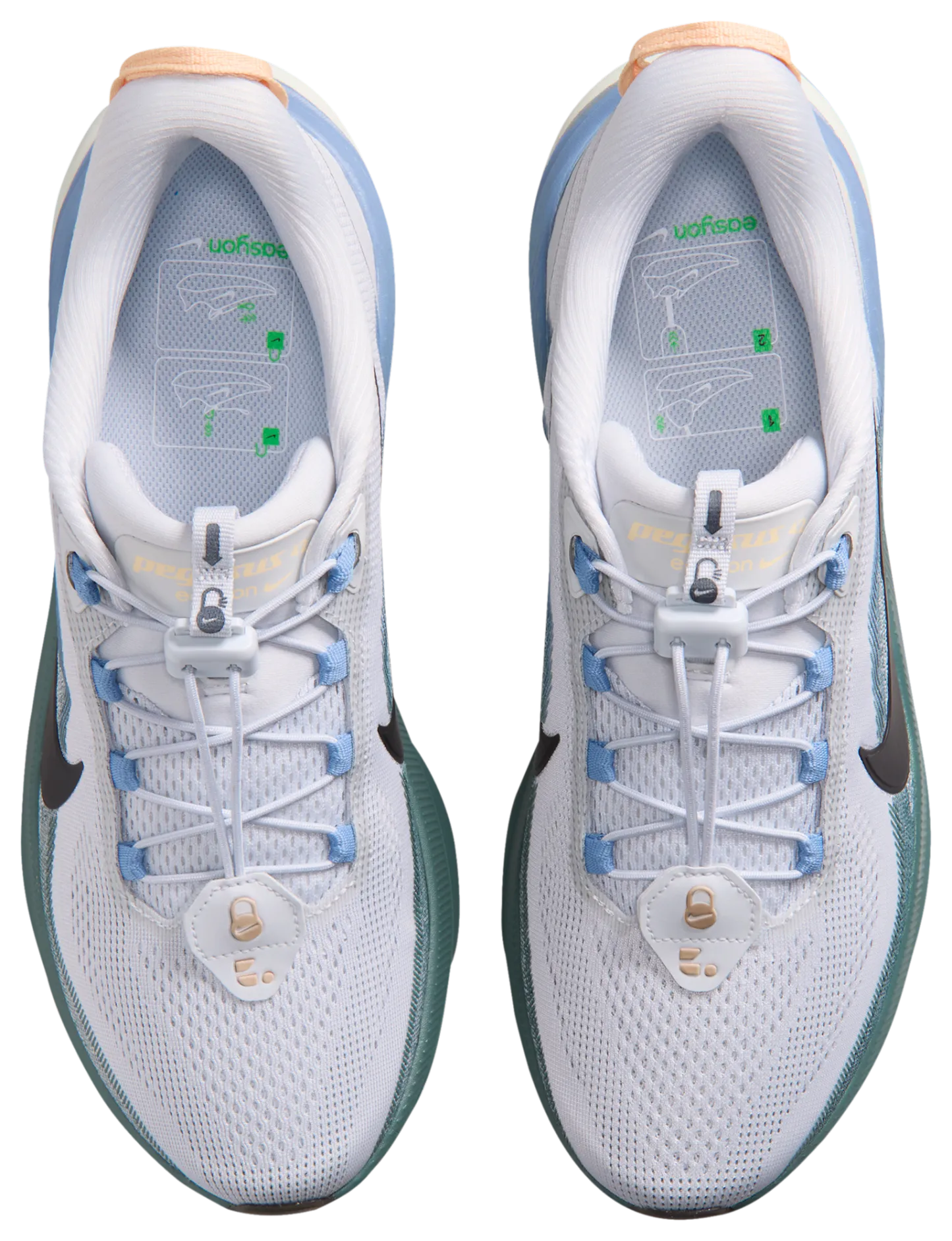 Nike Pegasus 42 Easyon - Pure Platinum/Dark Obsidian/Mineral Slate - Image 4