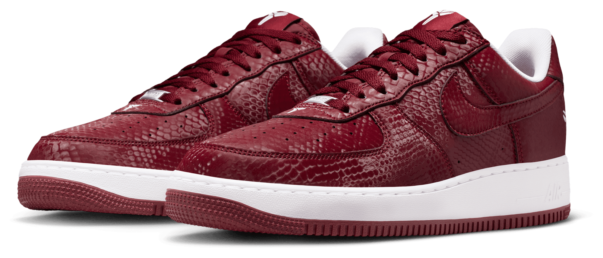 Nike Kobe Air Force 1 Low - Team Red/White - Image 6