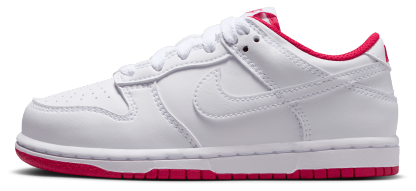 Nike Dunk Low 童款 - Red/White - Image 2