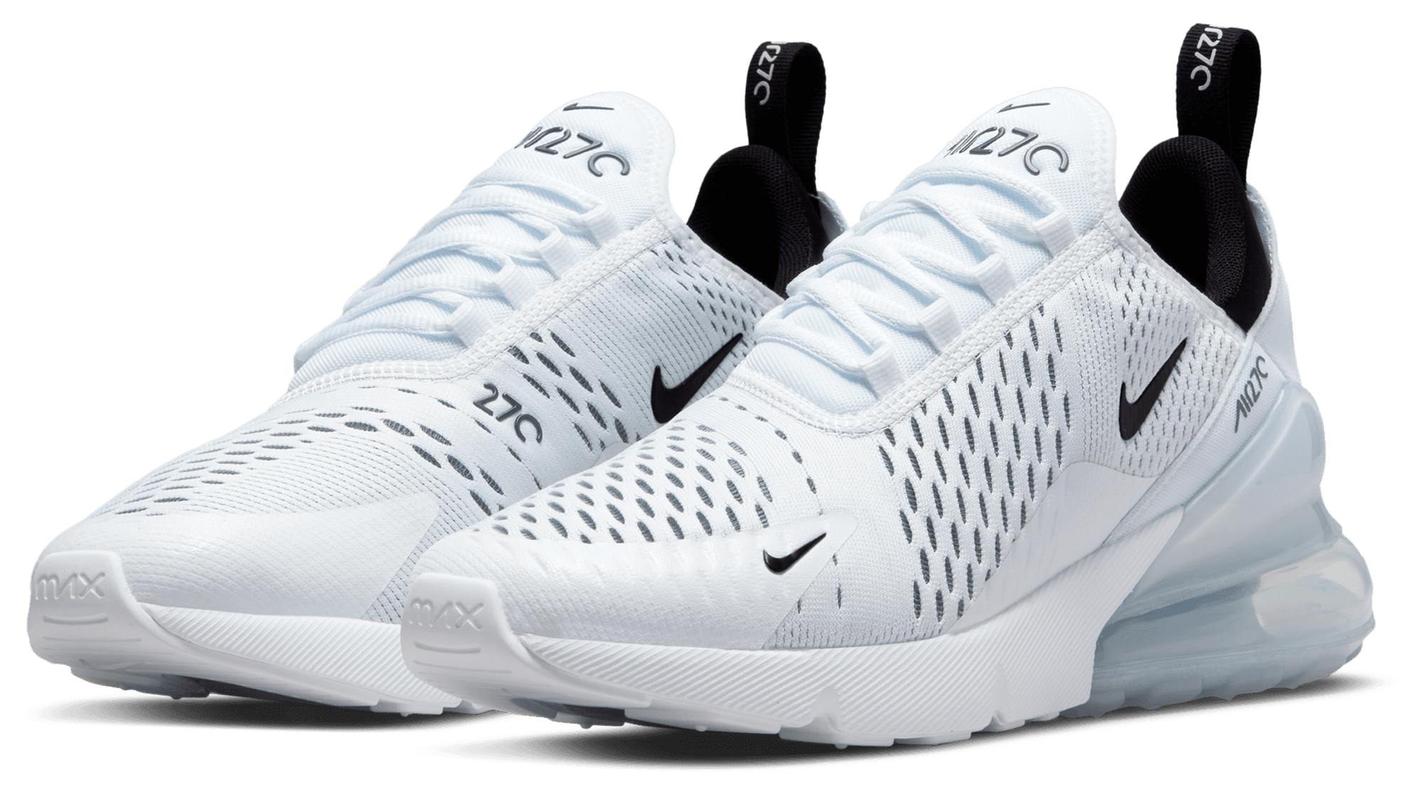 Nike Air Max 270 - White/Black/White - Image 6