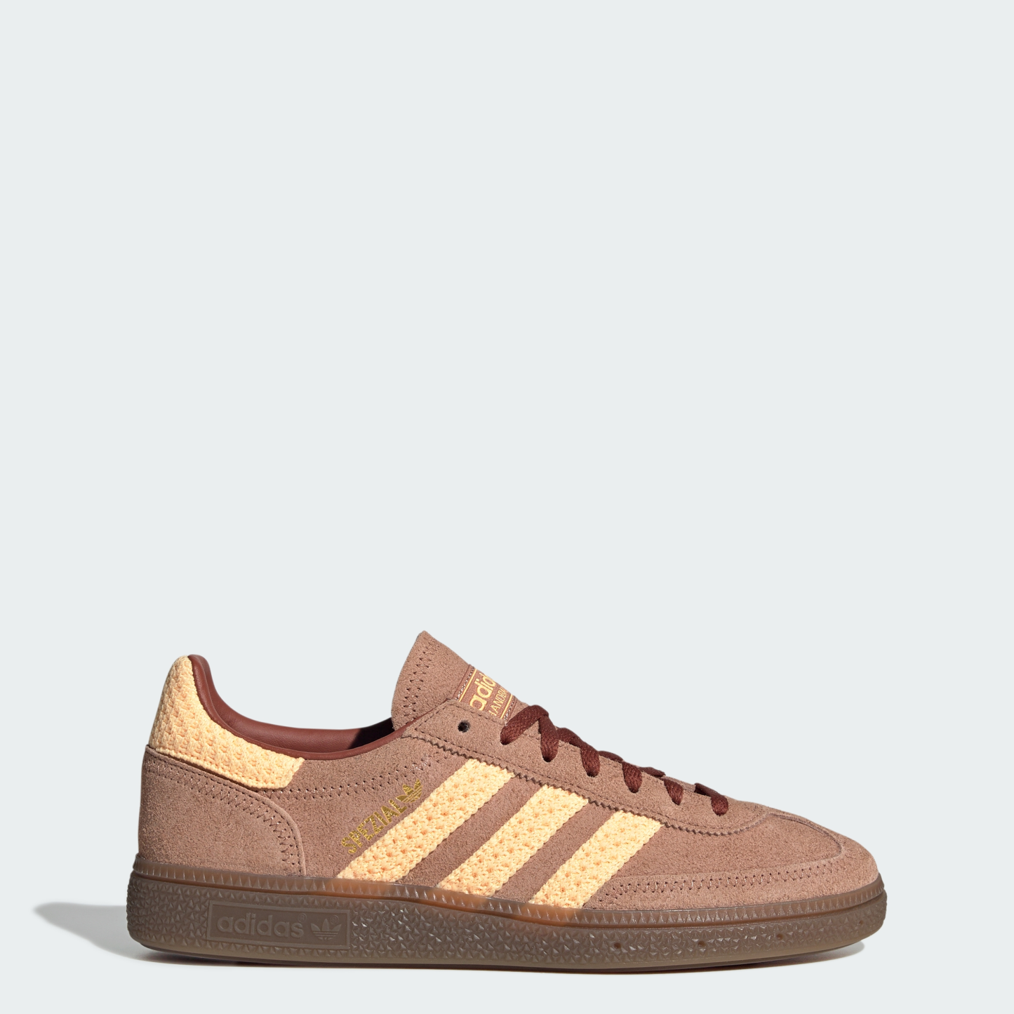 adidas HANDBALL SPEZIAL SHOES - Clay Strata / Acid Orange / Burnt Sienna - View 1