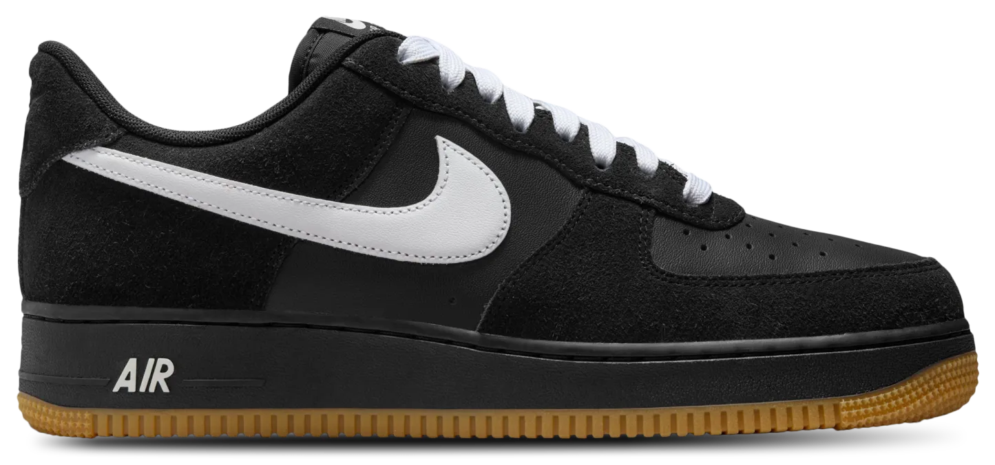 Nike AF1 '07 LV8 1 - Black/Gum/White - Image 1