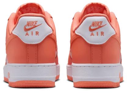 Nike Air Force 1 Low '07 - White/White/Orange Frost - Image 3