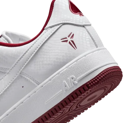 Nike Kobe Air Force 1 Low - Team Red/White - Image 8