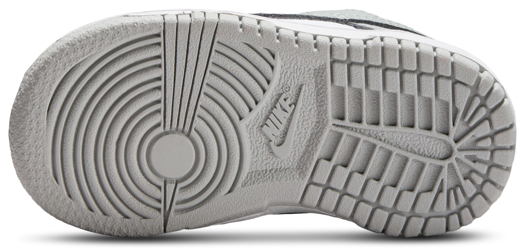 Nike Dunk Low 童款 - White/Light Smoke Grey/White - Image 5