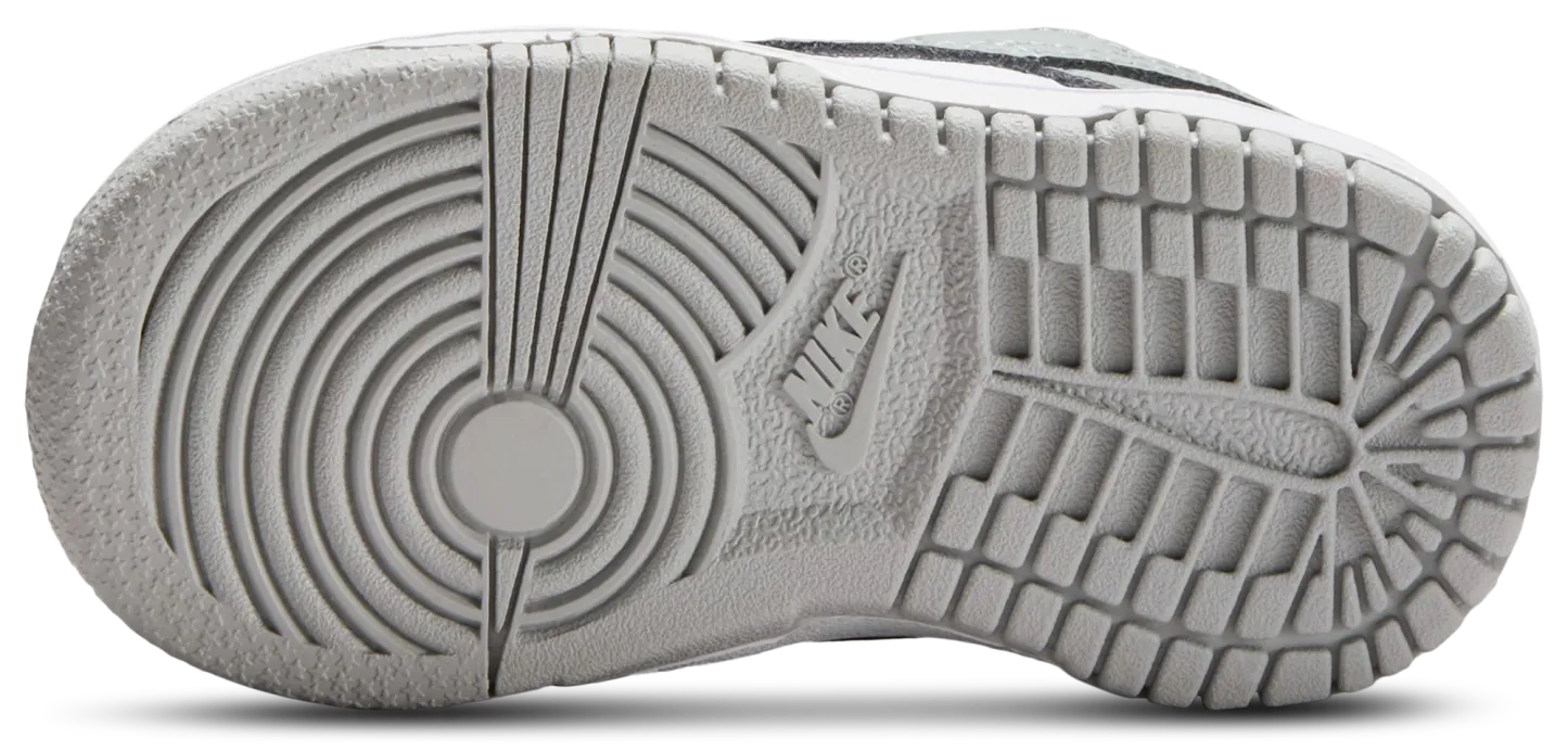 Nike Dunk Low 童款 - White/Light Smoke Grey/White - Image 5